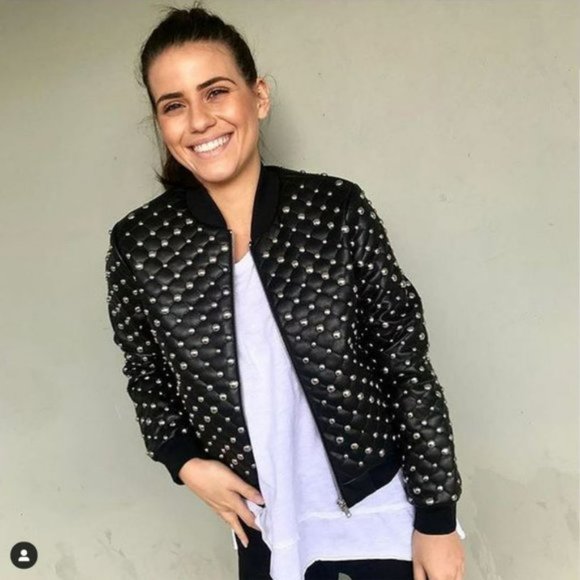 MOSSMAN Heart Break Quilted Black Bomber Jacket - Picture 10 of 13